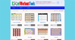 Desktop Screenshot of excelworkouttools.com